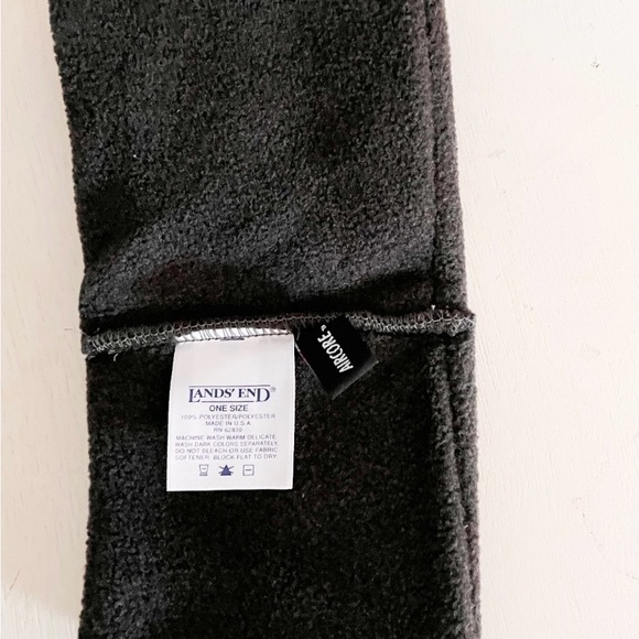 LANDS END Grey Articore Super Soft Headband Ear Warmer Adult Large USA Made - Picture 3 of 4